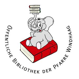 Elefant auf rotem Buch sitzend
